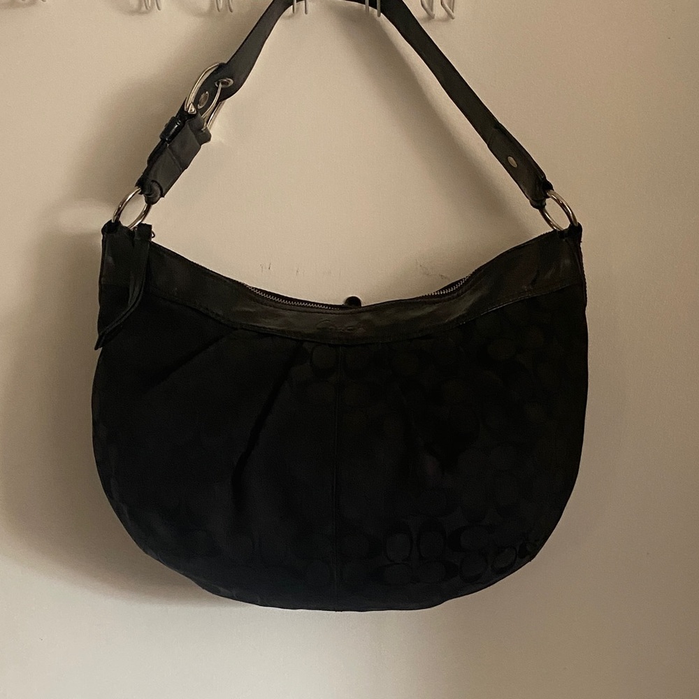Coach Black Hobo Bag
